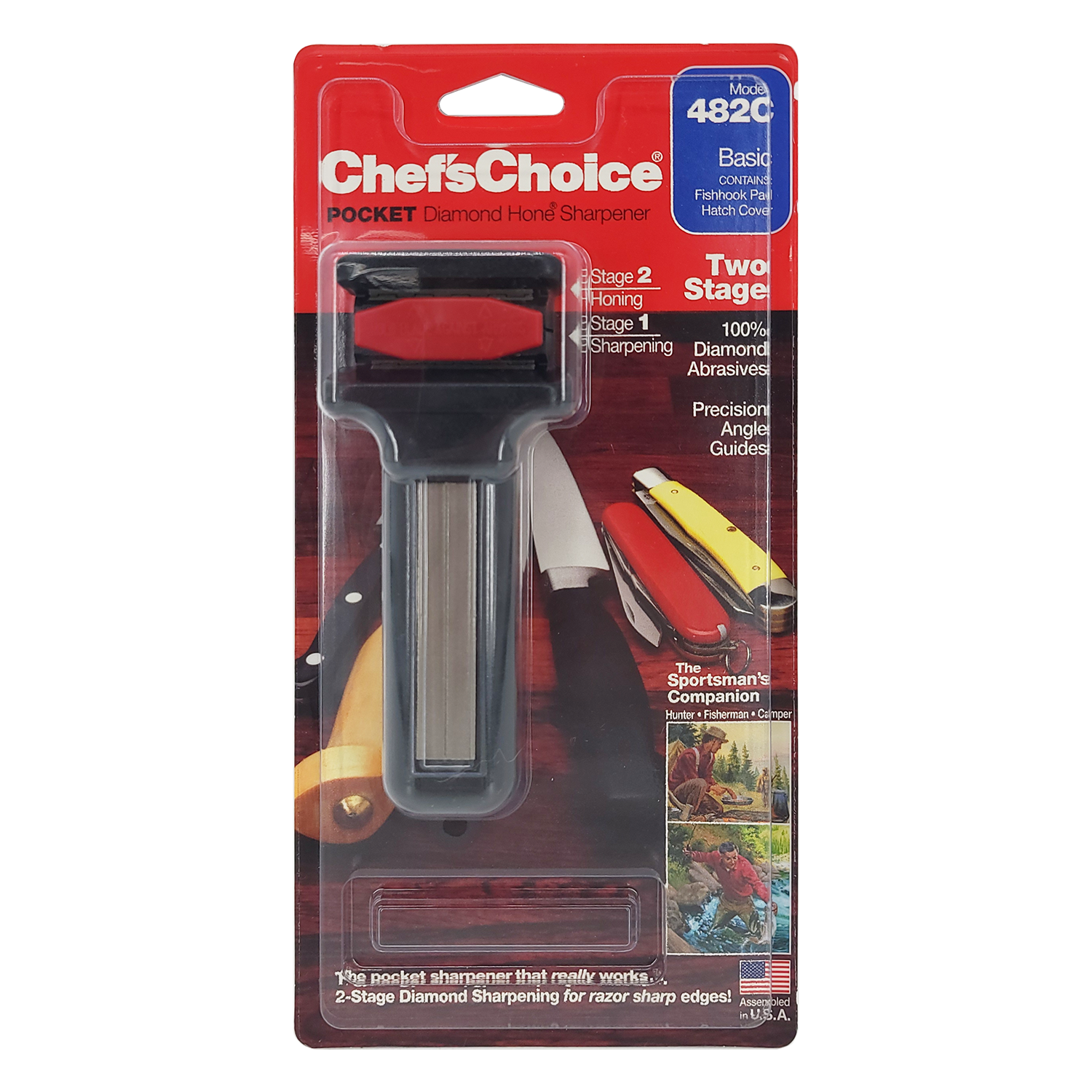 Chef's Choice Pocket Knife and Fish Hook Sharpeners, FOB KS