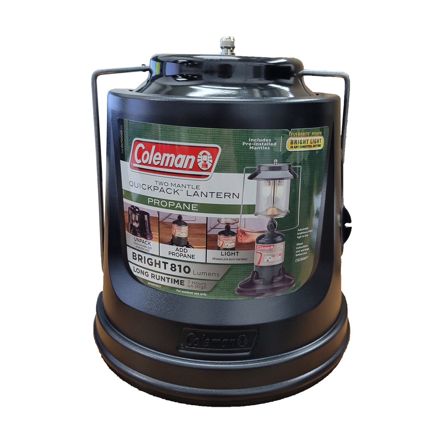 Coleman 2 Mantle QuickPack Lantern, FOB KS