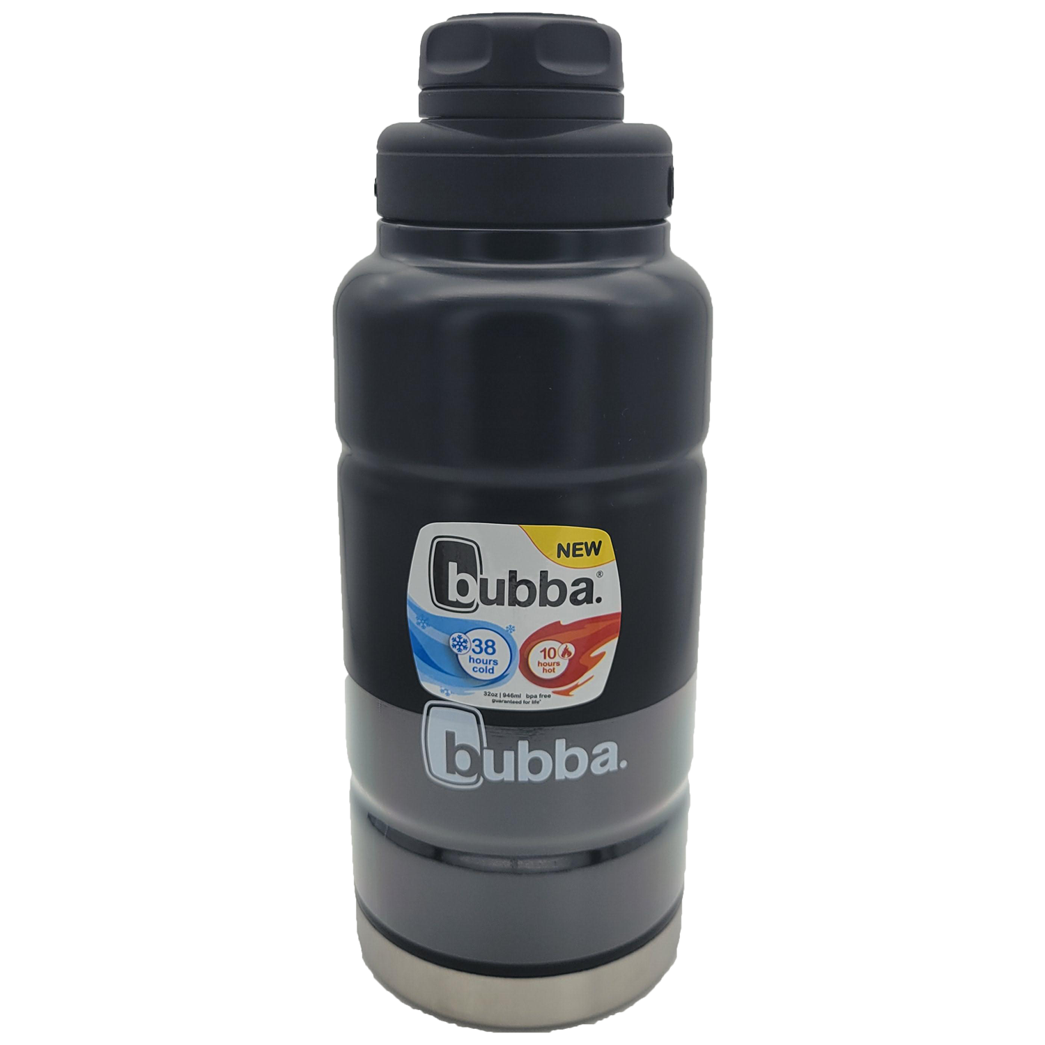 Bubba Simple Lid 32oz Water Bottle, Display Case with assorted color bottles , FOB KS