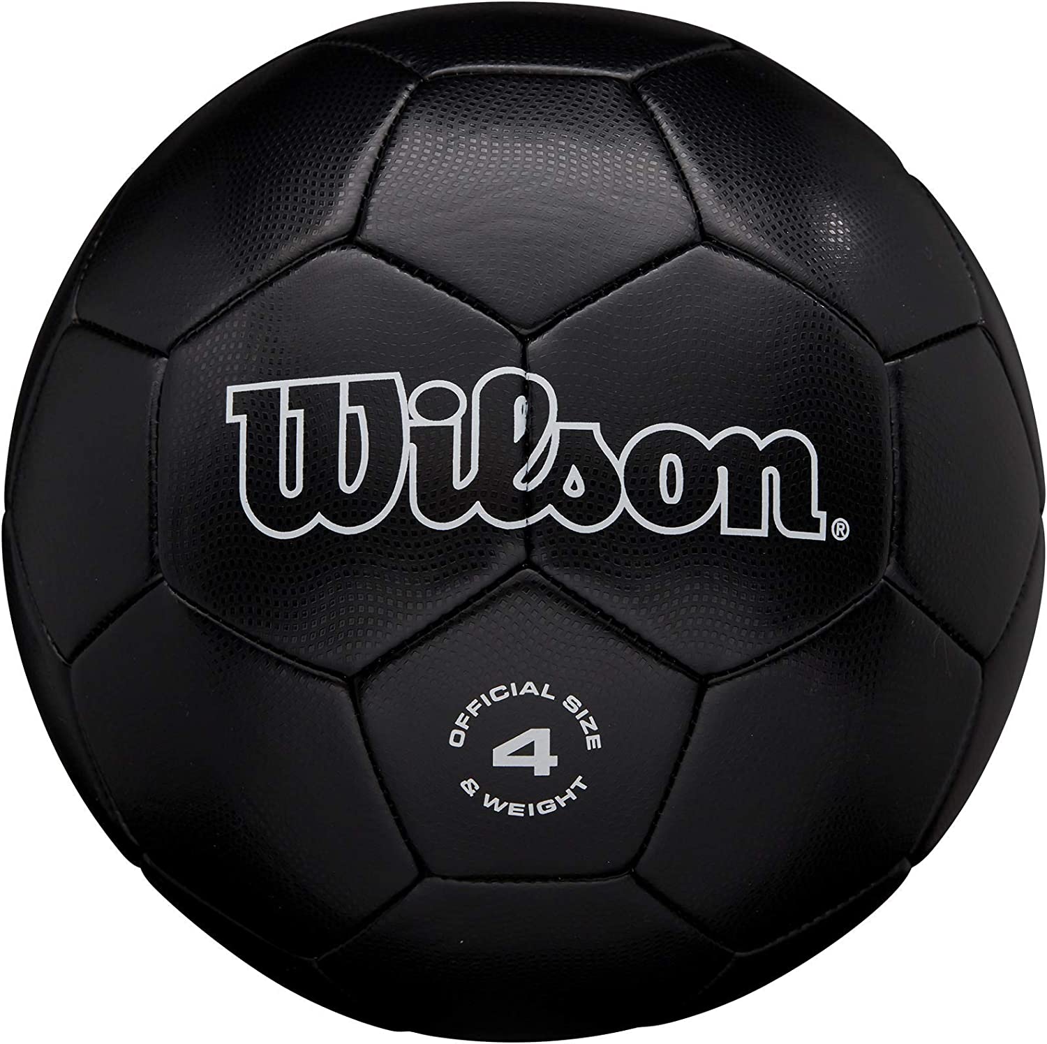 Wilson Traditional Soccer Ball - Black, Size 4