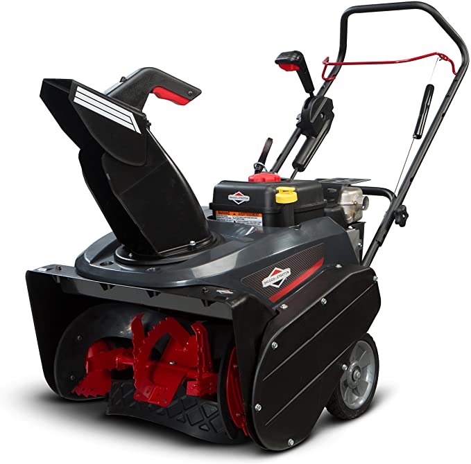 Briggs & Stratton Single Stage Snow Thrower with Snow Shredder Technology and Electric Start, 22-Inch, FOB KS