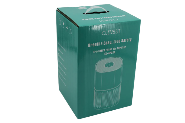 CLEVAST Air Purifier for Home - H13 True HEPA Filter Air Cleaner Air Quality Sensors for Large Room Up to 484 Sq. Ft., Low Noise for Bedroom Remove 99.99% Smoke, Pollen, Pet (CL-AP220)
