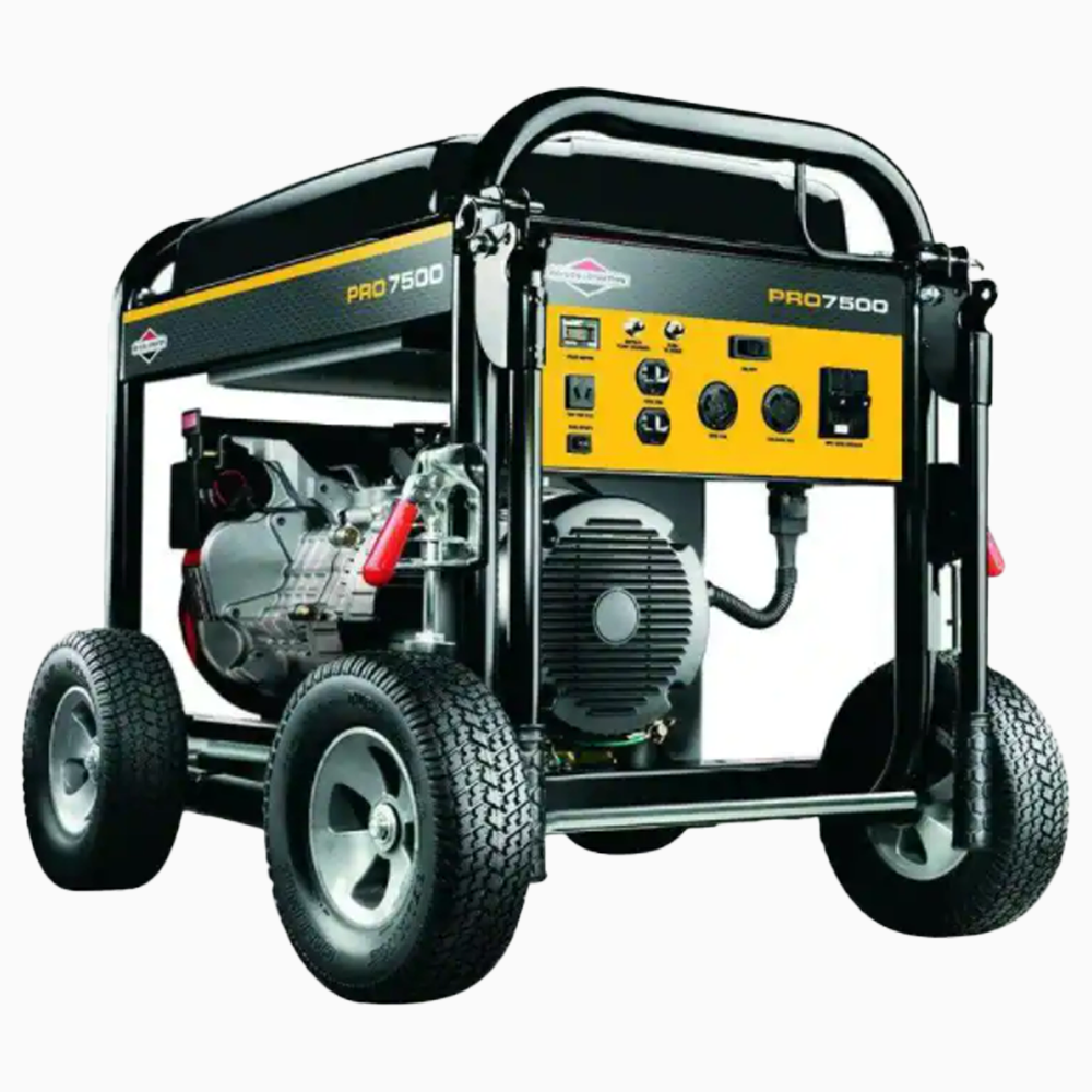 Briggs & Stratton Pro Series 7500-Watt Gasoline Powered Portable Generator, FOB KS