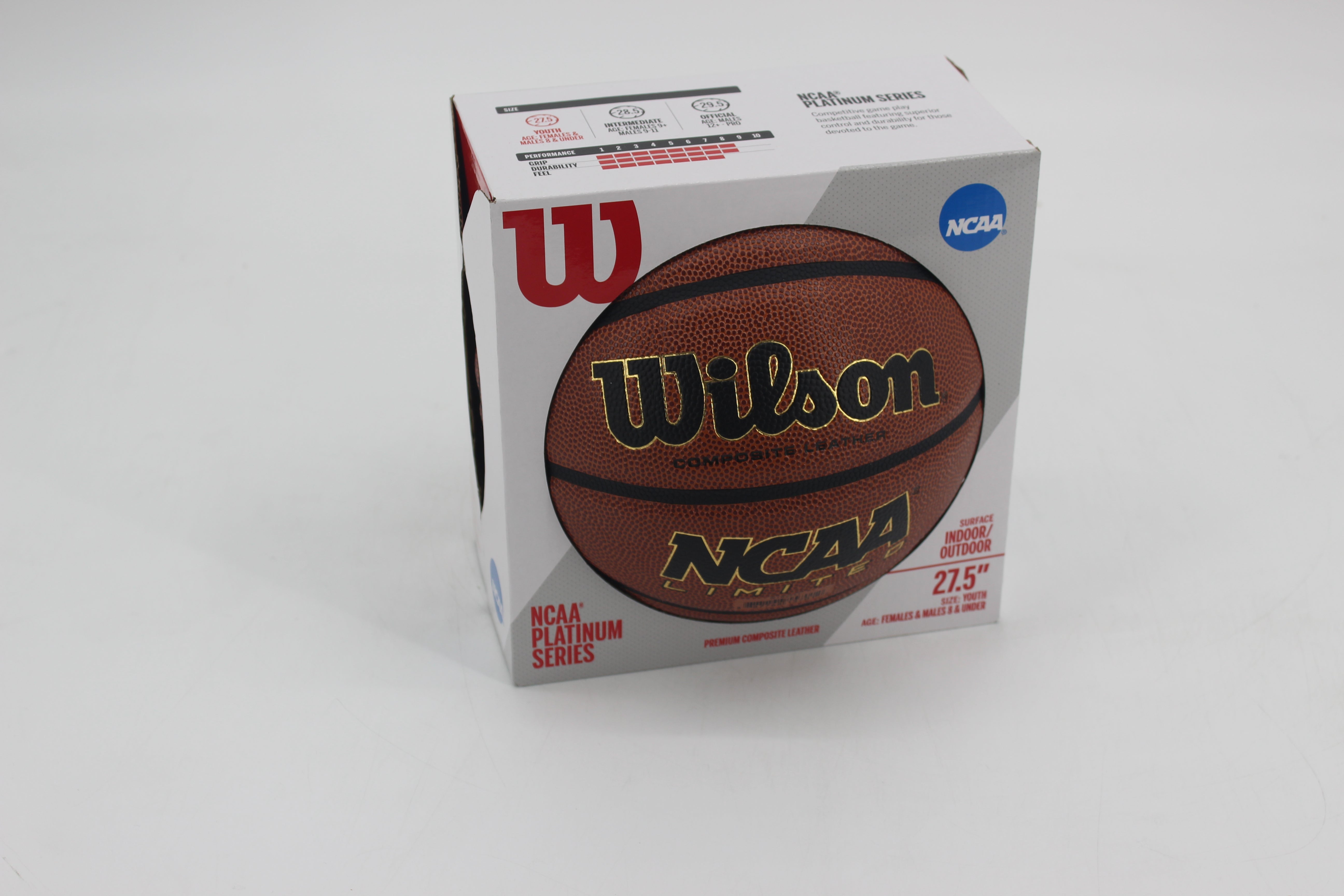 Wilson NCAA Limited Youth Basketball, Size 27.5