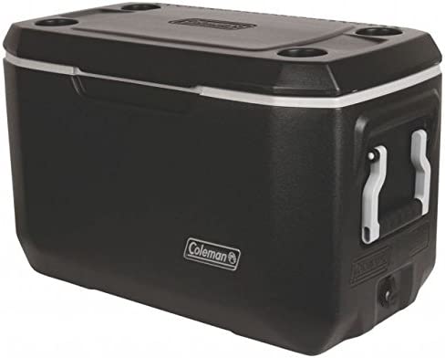 Coleman Chest Cooler 70 qt Cooler Capacity, 28 1/8 in Exterior Lg, 15 3/4 in Exterior Wd, Black, FOB KS