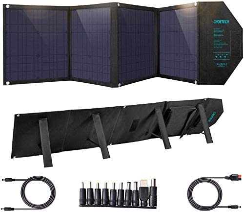 CHOETECH 80W Solar Panel for Multiple Devices, FOB KS