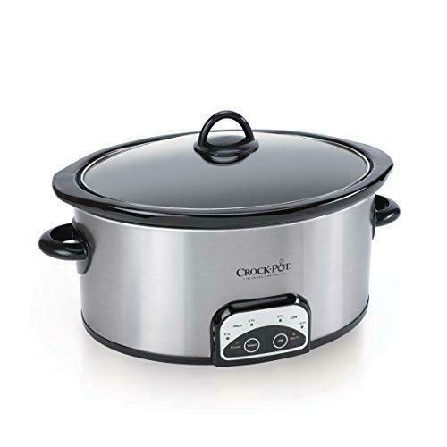 Crockpot Smart-Pot 6-Quart Slow Cooker, Brushed Stainless Steel, FOB KS